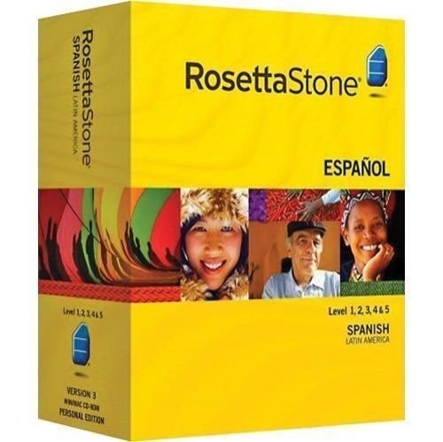 Learn Spanish: Rosetta Stone Spanish (Latin America) – Level 1-5 Set