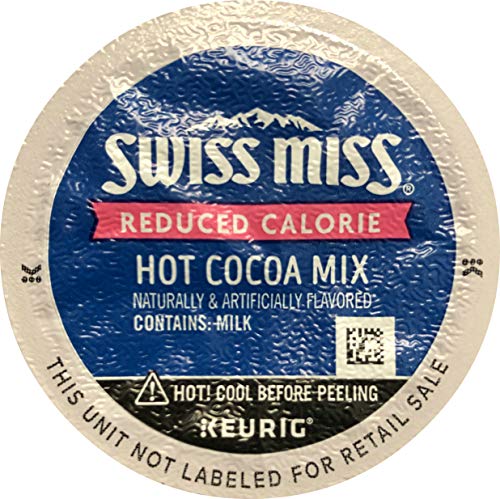 Swiss Miss Reduced Calorie Hot Cocoa K-Cups (16 Count) – Packaging May Vary