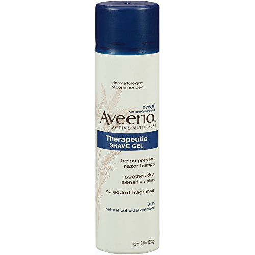 Aveeno Therapeutic Shave Gel, 7 Ounce (Pack of 3)