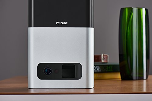 [2017 Item ] Petcube Bites Pet Camera with Treat Dispenser: HD 1080p Video Monitor, 2-Way Audio, Night Vision, Sound and Motion Alerts. For Dogs and Cats, Matte Silver (PB913NVTD) | The Storepaperoomates Retail Market - Fast Affordable Shopping