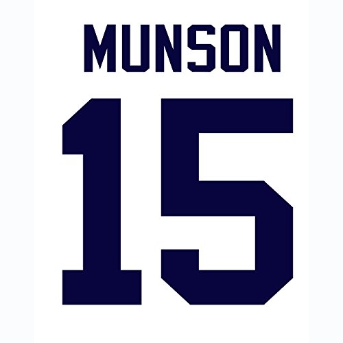 Thurman Munson New York Yankees Jersey Number Kit, Authentic Home Jersey Any Name or Number Available