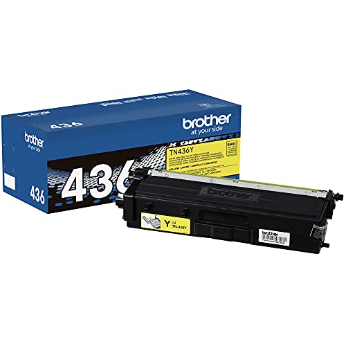 Brother TN-436Y HL-L8360 L9310 MFC-L8900 L9570 Toner Cartridge (Yellow) in Retail Packaging