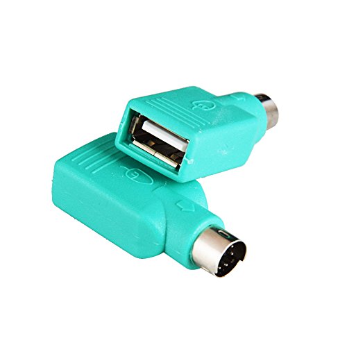 PS2 to USB Female,PS/2 Male Converter Changer Adapter for Keyboard Mouse 2pcs by Oxusbor(Notice:Can’t Match All Motherboard,Have Matching Problem)