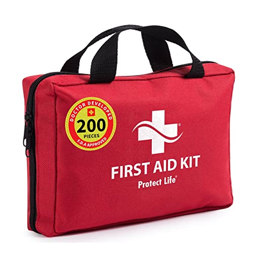 First Aid Kit for Home/Businesses (200 Piece) Emergency Kit/Travel First Aid Kit for Car. Small First Aid Kit. Home First Aid Kit Bag Survival/Medical kit. Car First Aid kit/First Aid Kits Travel