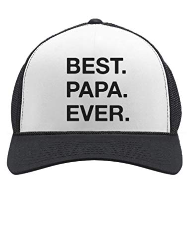 Dad Hat Fathers Day Papa Gifts Worlds Best Farter Funny Mens Trucker Mesh Cap One Size Black/White