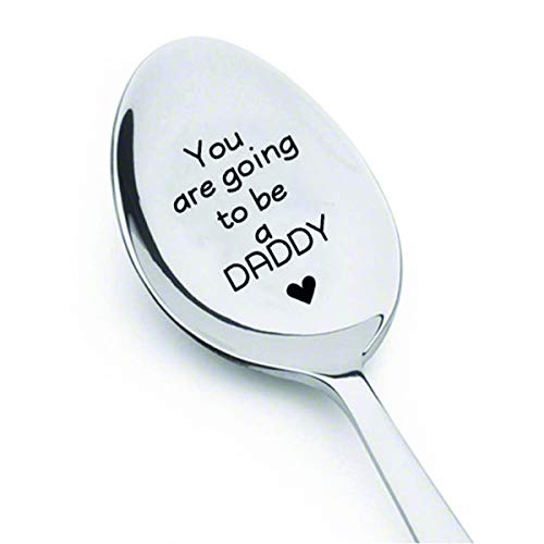 You’re Going To Be A Daddy Spoon- Pregnancy Reveal Spoon- Fun Announcement Ideas-Husband Gift Idea-Dads Gift