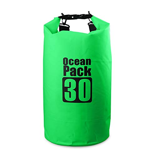 Bear Outdoor Dry Sack/Waterproof Bag for Boating, Kayaking, Hiking, Snowboarding, Camping, Rafting, Fishing and Backpacking (Green, 5L)
