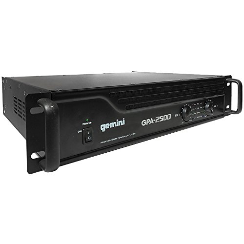 Gemini GPA-2500 3000W Professional DJ Power Amplifier