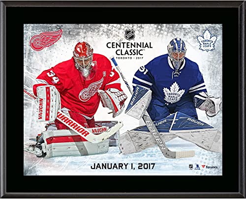 2017 NHL Centennial Classic Detroit Red Wings vs. Toronto Maple Leafs 10.5″ x 13″ Match-Up Sublimated Plaque – NHL Team Plaques and Collages