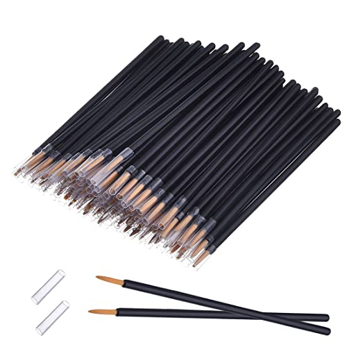 eBoot 100 Pack Disposable Eyeliner Brush Applicator Cosmetic Eye Wands Makeup Tool | The Storepaperoomates Retail Market - Fast Affordable Shopping