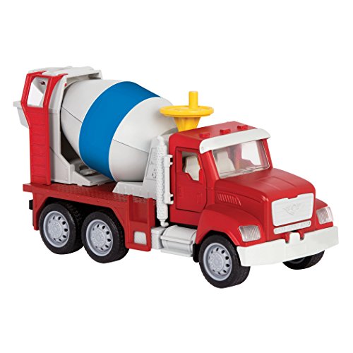 DRIVEN by Battat – Micro Cement Truck – Toy Cement Truck with Light and Sound Effects for Kids Age 4+ (Pack of 1)