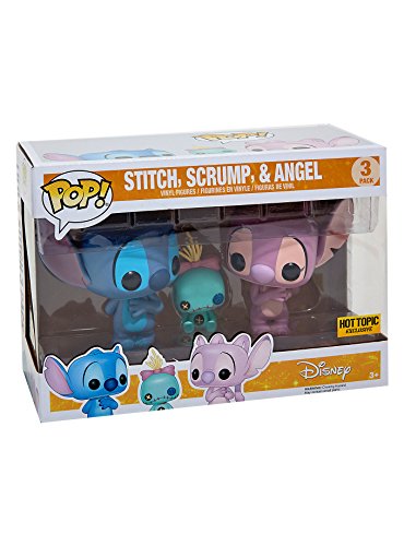 Funko POP Disney:Lilo & Stitch 3 Pack Stitch,Scrump & Angel Hot Topic Exclusive