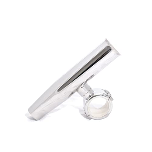 1-1/2” (1.90 ID) Polished Stainless Adjustable CLAMP-ON