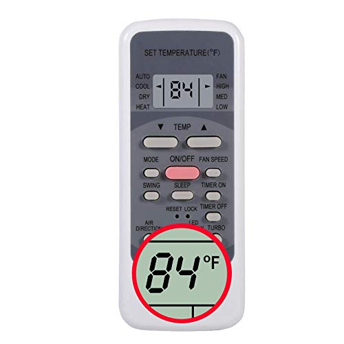 RCECAOSHAN Replacement for Klimaire KSIN Series Air Conditioner Remote Control Model Number: RG51M5/(C) EU RG51M5/EU