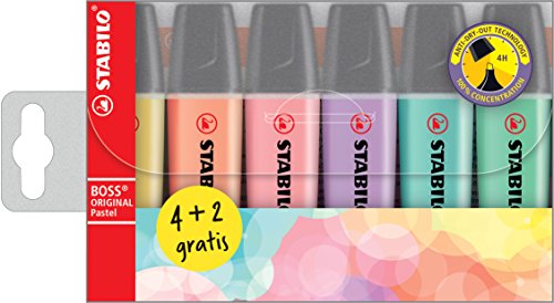 Stabilo Boss Original Highlighters 1×6 Boss Originals + 1×6 Boss Original Pastels | The Storepaperoomates Retail Market - Fast Affordable Shopping