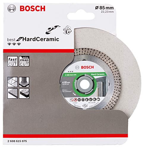 Bosch 2 608 615 075 85 mm 1pc (S) Circular Saw Blade – TCT Circular Saw Blades Ceramic Dura, 8.5 cm, 2.22 cm, 1.4 mm, Bosch, 1 pc (S))