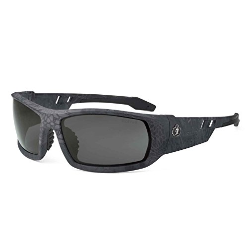 Skullerz Odin Safety Sunglasses,Kryptek Typhon,Smoke Lens