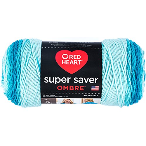 Coats & Clark Super Saver Ombre Yarn, 10 oz, Scuba