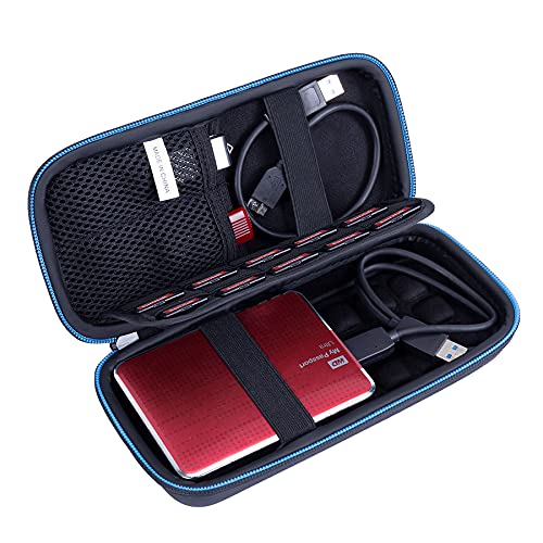 Baval Hard Case Bag for Western Digital WD 1TB 2TB 3TB 4TB My Passport Elements Portable External Hard Drive Hard USB 3.0