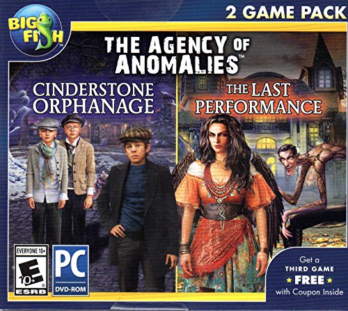 The Agency of Anomalies 2 Game Pack CINDERSTONE ORPHANAGE + LAST PERFORMANCE Hidden Object PC Game