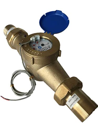 DAE MJ-200 2″ NSF61 Lead Free Potable Water Meter, Pulse Output + Couplings, Gallons