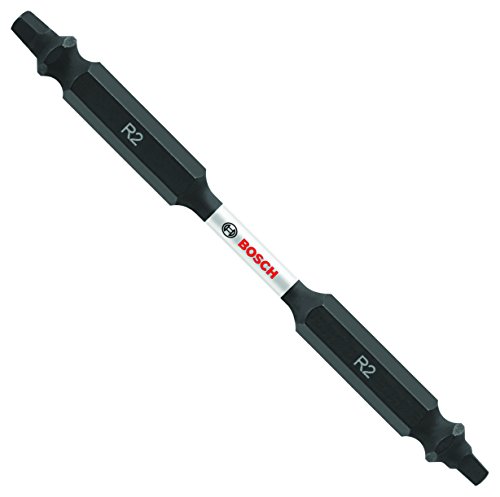 BOSCH ITDESQ23501 1-Piece 3-1/2 In. Square #2 Impact Tough Double-Ended Screwdriving Bit
