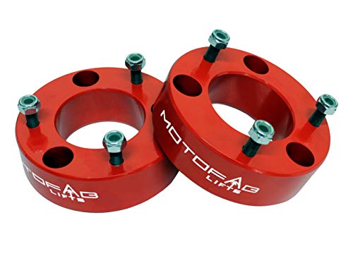 MotoFab Lifts F150-2.5RED – 2.5″ Front Leveling Lift Kit That fits F150 2.5″