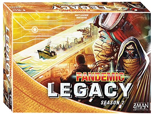 Pandemic Legacy Season 2 Yellow Edition Board Game | Board Game for Adults and Family | Cooperative Board Game | Ages 13+ | 2 to 4 players | Average Playtime 60 minutes | Made by Z-Man Games