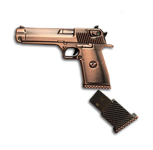SEMI AUTO Pistol Gun Zinc Alloy 16GB USB Flash Thumb Drive