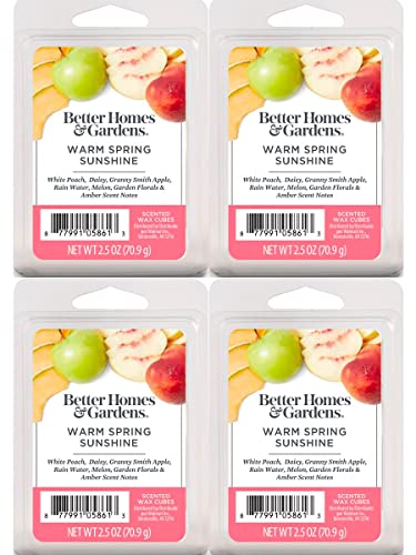 Better Homes and Gardens Warm Spring Sunshine Wax Cubes – 4-Pack