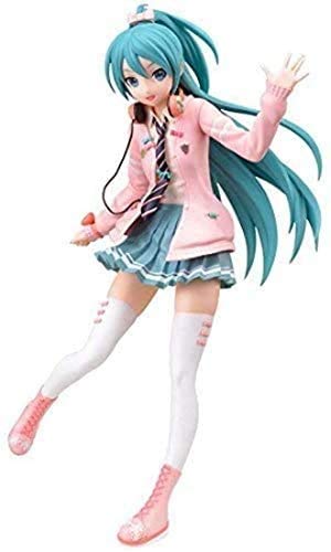 Sega Project Diva Arcade Future Tone Hatsune Miku Super Premium Action Figure Ribbon Girl, 9″