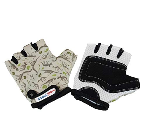 Kiddimoto – Cycling Gloves | Fingerless Gloves for Kids | Perfect for Bike, Scooter & Skateboard | Ideal for Boys and Girls | Available in Different Colourful Designs & Sizes