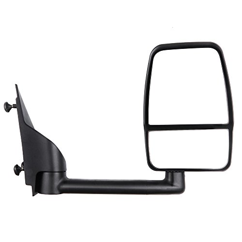 SCITOO Passenger Side View Mirror fit for 2003-2011 for Chevy Express 1500/2500/3500 for GMC Savana 1500/2500/35000 with Manual Fold Textured Right Exterior Mirror GM1321426