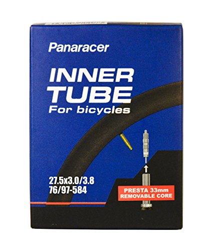 Panaracer 27.5 x 3.0 / 3.8 Presta (French)-33mm Removable Core Bicycle Tube