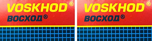 Voskhod Double Edge Safety Razor Blades, 10 blades (5×2)