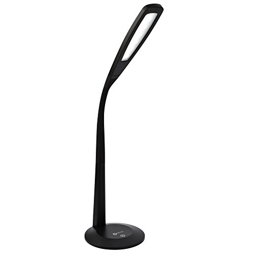 OttLite Natural Daylight LED Flex Desk Lamp  – Adjustable, (Black)