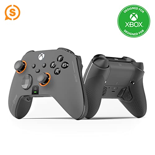 SCUF Instinct Pro Steel Gray Custom Wireless Performance Controller for Xbox Series X|S, Xbox One, PC, and Mobile – Steel Gray – Xbox Series X