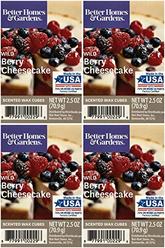 Better Homes and Gardens Wild Berry Cheesecake Wax Cubes – 4-Pack