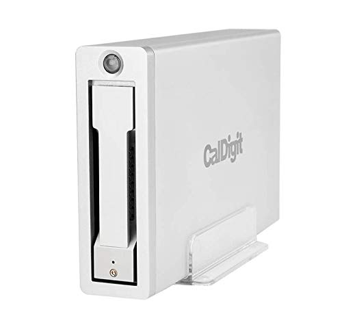 CalDigit AV Pro 2 Storage Hub USB C 5Gb/s External Drive – Charge up to 30W, 2016 MacBook, MacBook Pro, Thunderbolt 3 PC Compatible (6TB)