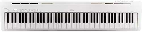 Kawai ES110 88-Key Digital Piano with Speakers – Snow White