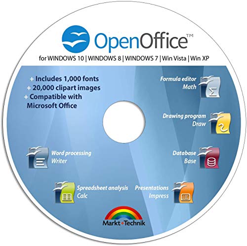 Office Suite 2021 Edition CD DVD 100% compatible with Microsoft® Word® and Excel® for Windows 11-10-8-7-Vista-XP