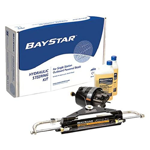 Dometic SeaStar Baystar Hydraulic Steering Kit, HK4300A-3, Silver