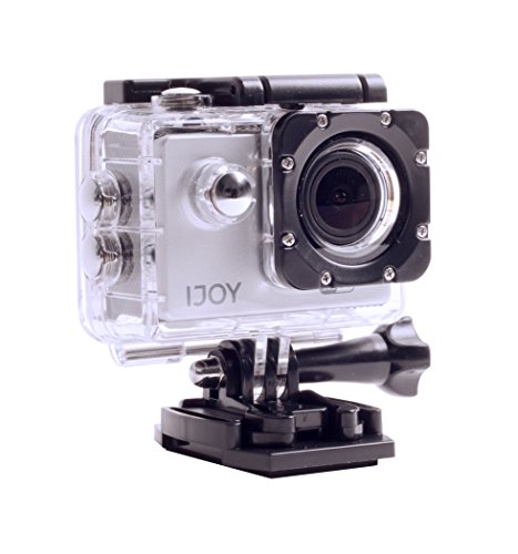 iJoy Arise 1080p Waterproof Action Cam Camera with Mounts and Accessories