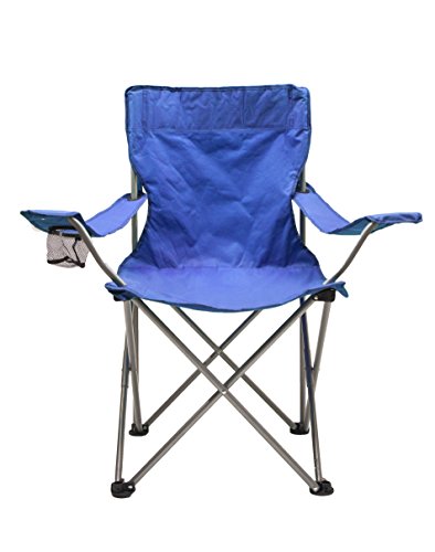 WFS Camping Quad Chair, Blue