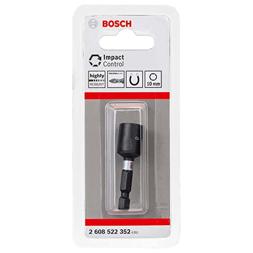 Bosch Professional Accessories Bosch Professional 2608522352 Socket Spanner Impact Control Width/Length: 10/50 mm, 1/4 Inch, Pick and Click, Size