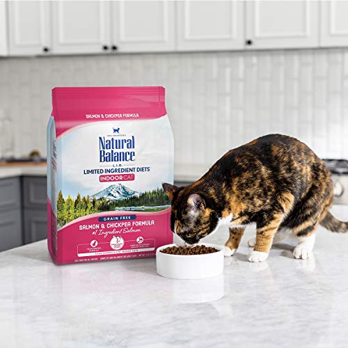 Natural Balance Limited Ingredient Diet Salmon & Chickpea Indoor Adult Cat Grain-Free Dry Cat Food 10-lb. Bag | The Storepaperoomates Retail Market - Fast Affordable Shopping