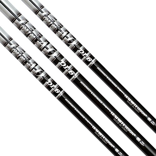 Graphite Design Tour AD DI-6 Driver Shaft – Choose Adapter – Includes Grip & TSF Ball Marker – BLACK (Adapter- Ping G25, Stiff – 65g)