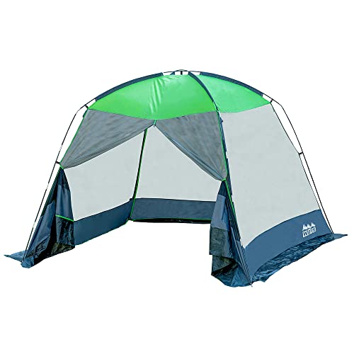 WFS Screen Room Tent for Camping, Picnics or Beach, 10′ x 10′ x 7′