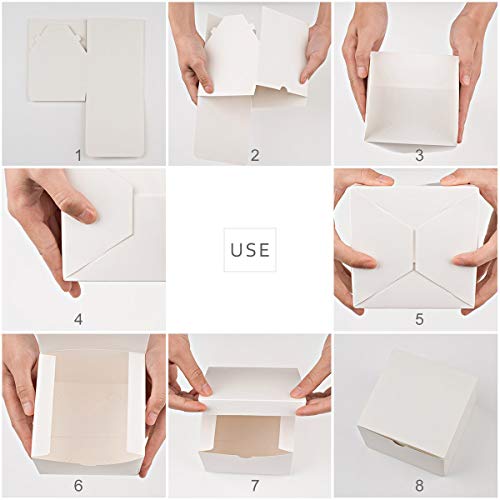 MESHA 8x8x4 Inches White Gift Boxes with Lids, Recyclable Paper Bridesmaid Proposal Box 10 Pack, Bulk Gift Box for Presents, Mother’s Day, Birthday Party, Graduation, Holidays | The Storepaperoomates Retail Market - Fast Affordable Shopping