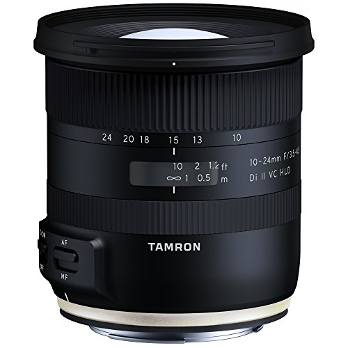 Tamron 10-24mm F/3.5-4.5 Di-II VC HLD Wide Angle Zoom Lens for Canon APS-C Digital SLR Cameras